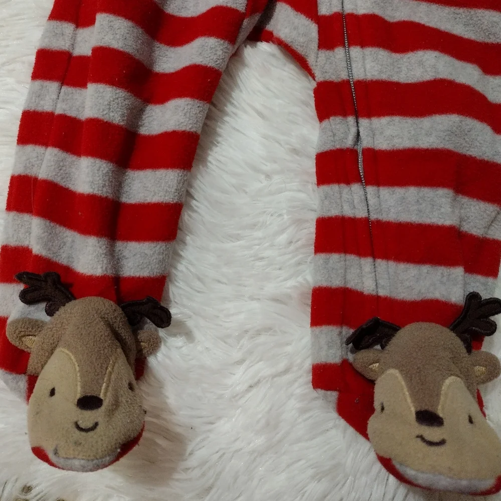 Carter's Reindeer 🦌 6 Month Fleece Onesie
